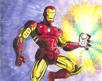 2019 Iron Man print 12" x 18"