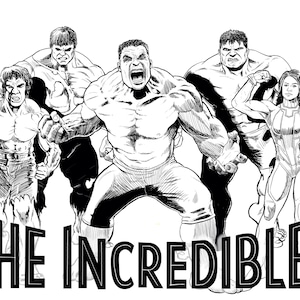 INCREDIBLES - 8&quot; x 10&quot; print