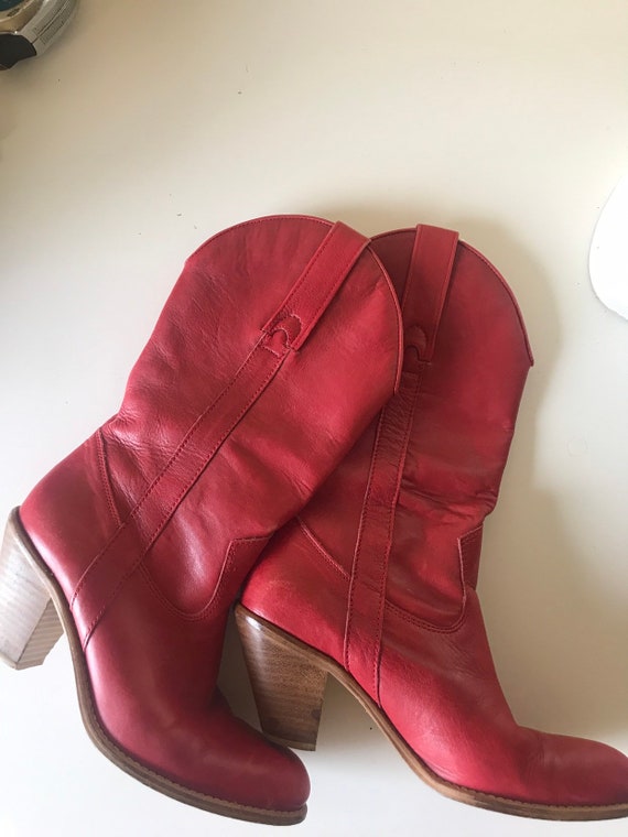 western red boots