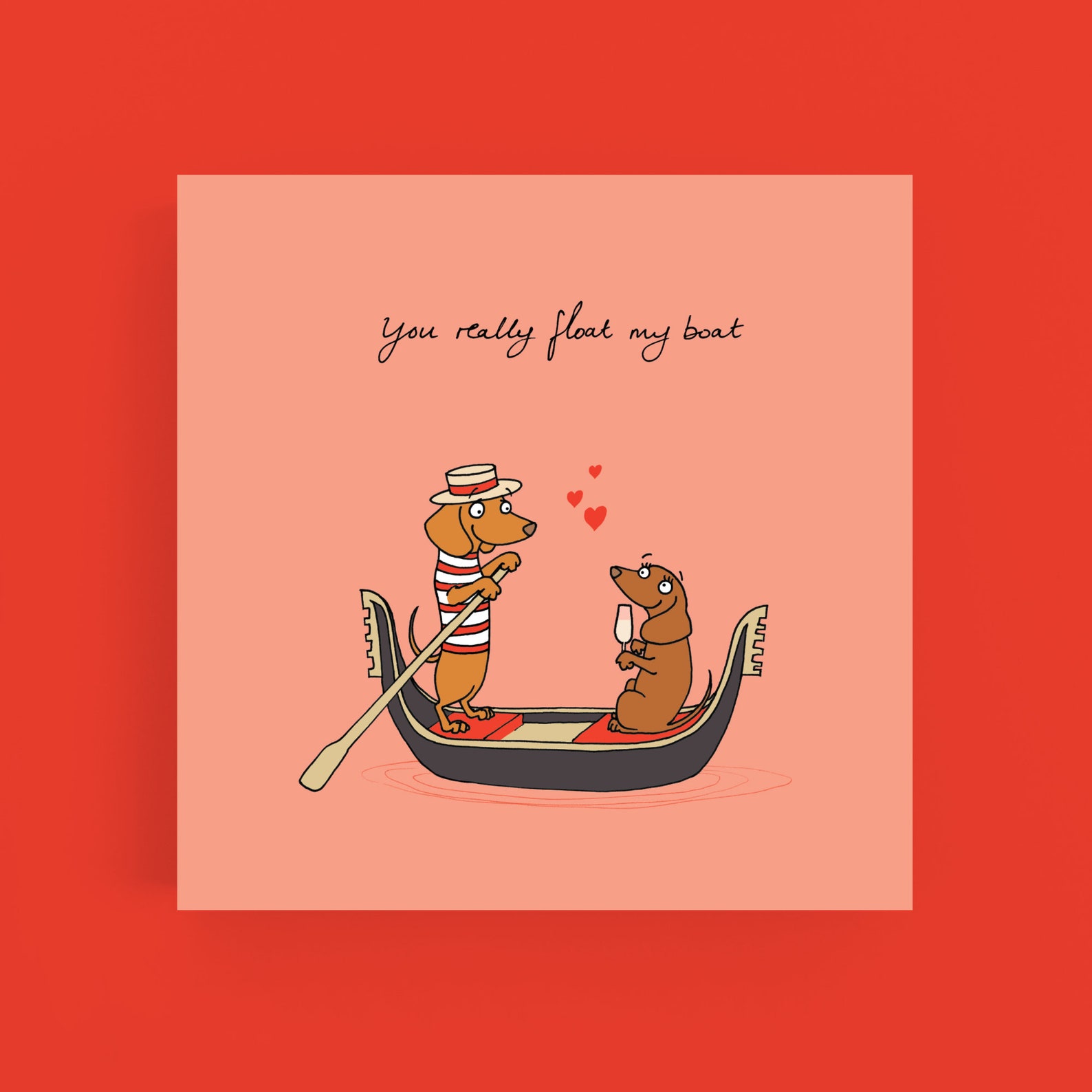 You Really Float My Boat Cardgreeting Etsy