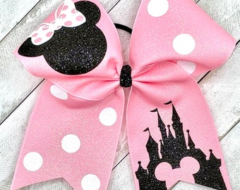 Disney Castle Minnie Cheer Bow