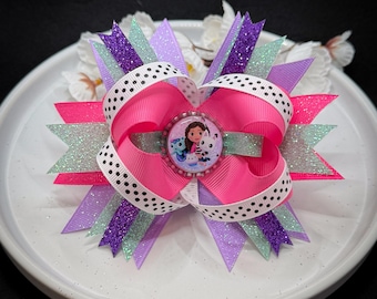 Sparkle Gabby's Inspired Bottle Cap Hair Bow