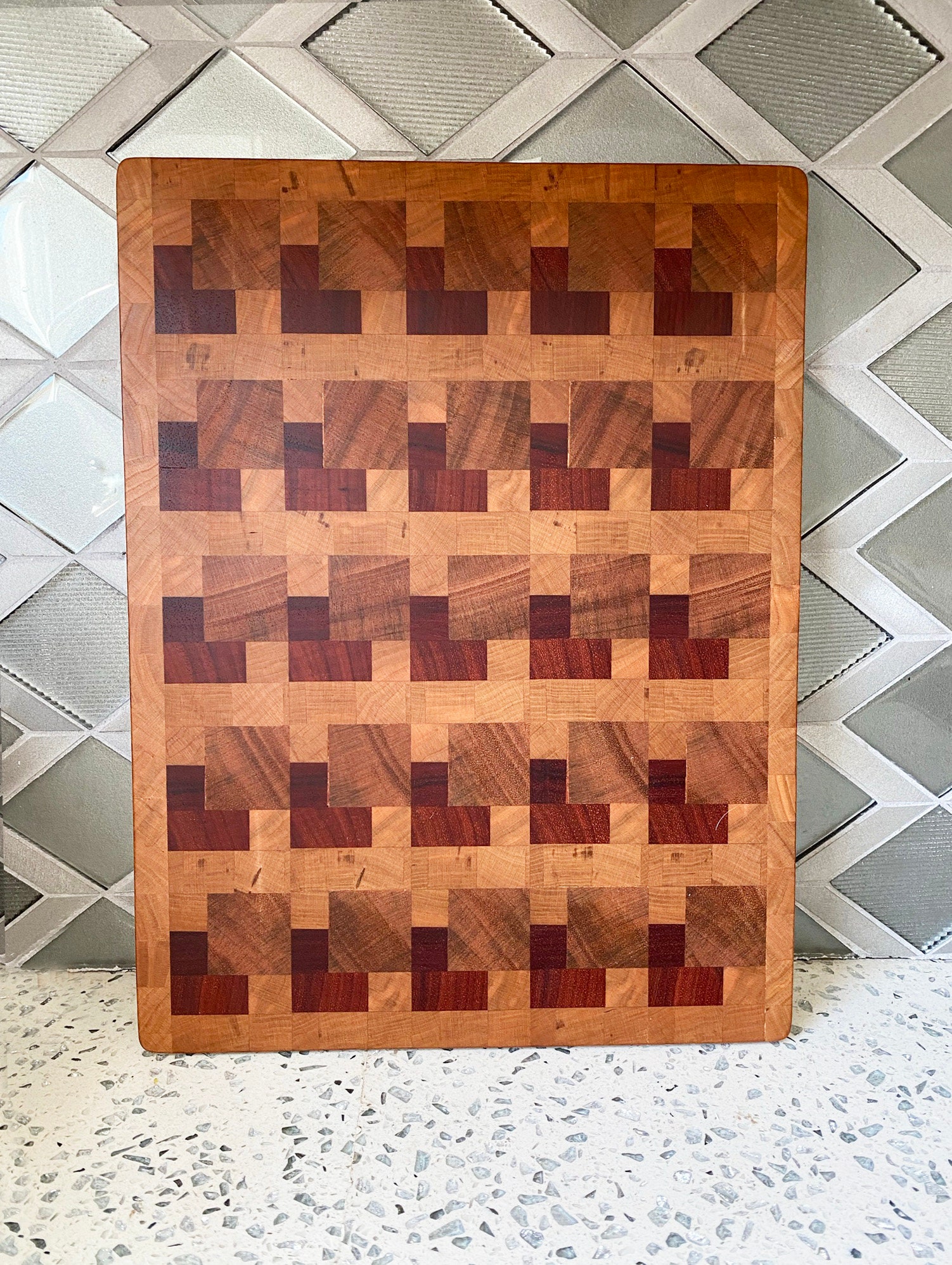 Tabla de corte de madera 3D / Tabla de corte de arce / Tabla Etsy