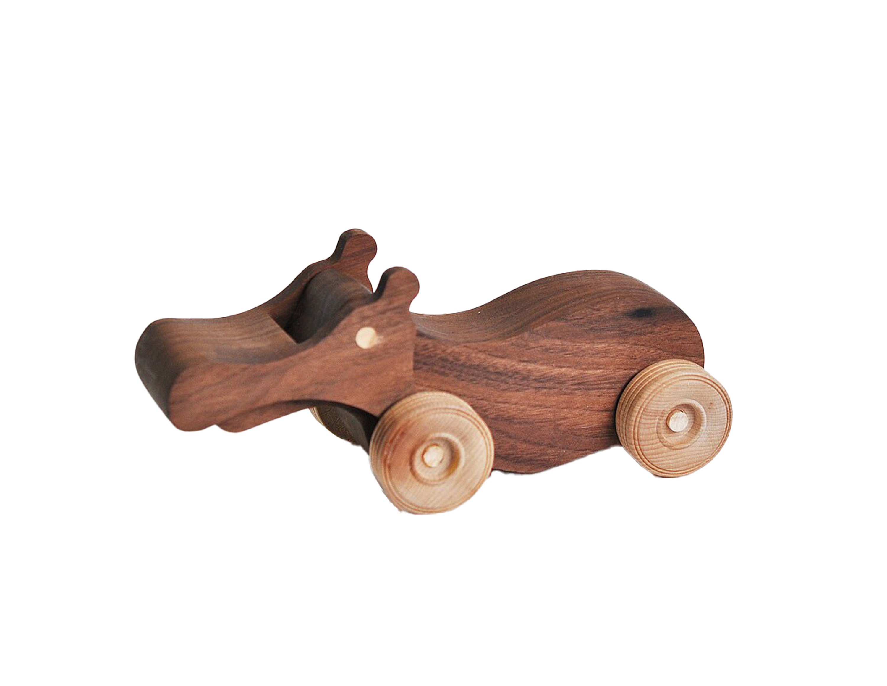 Wooden Toy Hippo 