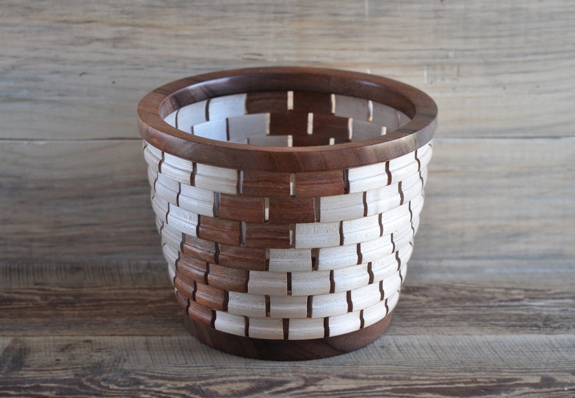 Wooden Bread Basket Wood Bread Basket Open Segmented Bread Etsy