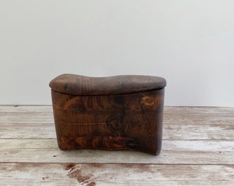 Handmade Wood Nesting Box: Decorative Storage Container (6" X 2.75" X4")