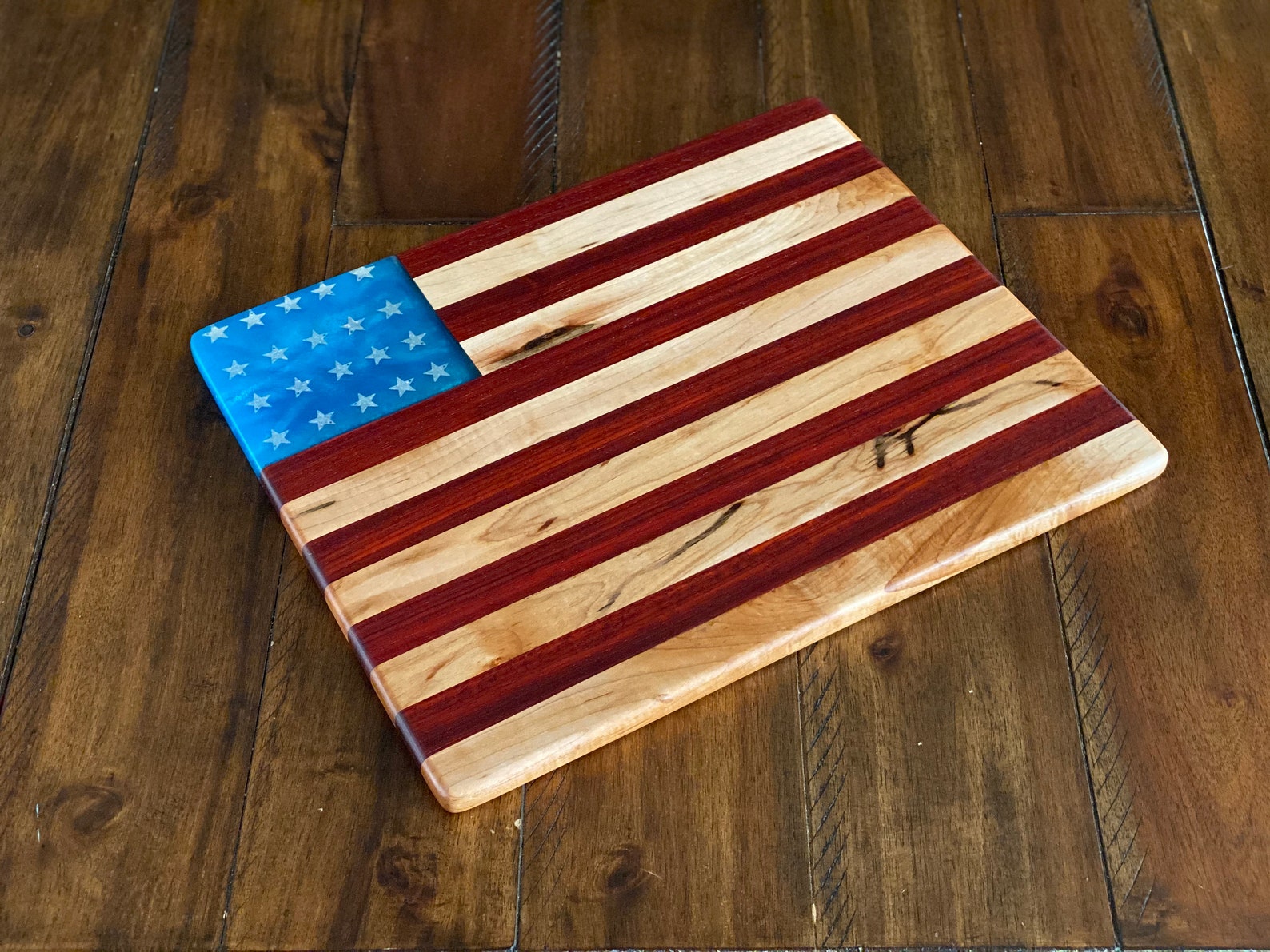 American Flag Cutting Board USA Flag Cutting Borad Wooden Etsy