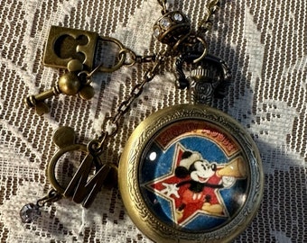 Necklace Watch, "Mickey Mouse."