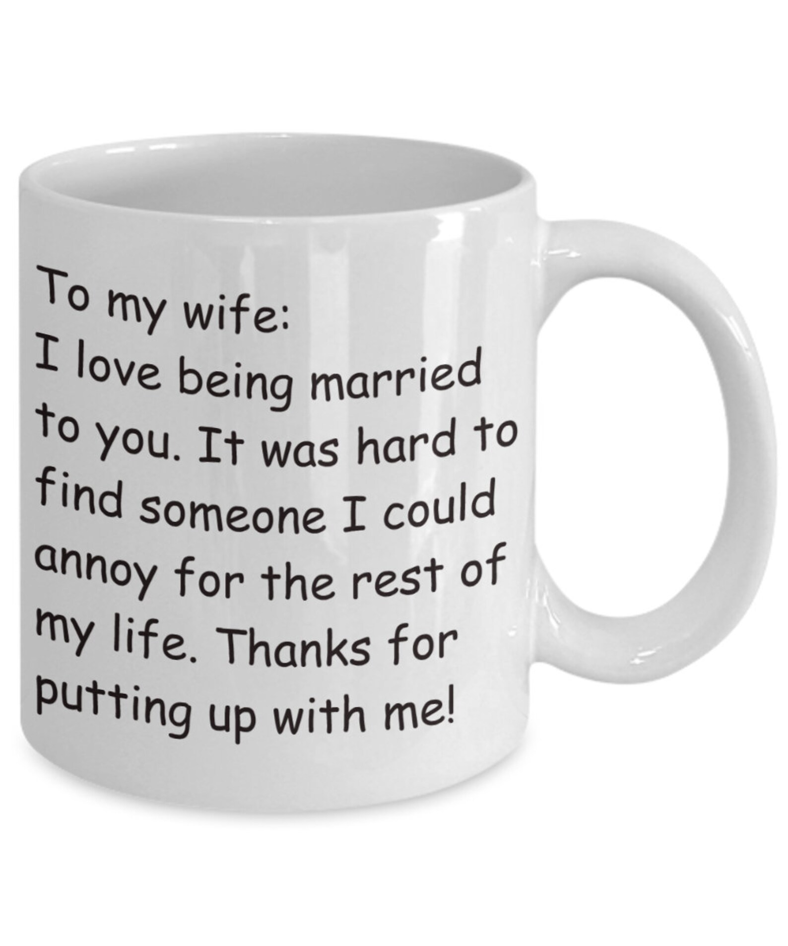 To My Wife Coffee Mug White Ceramic Tea Cup I Love Being - Etsy