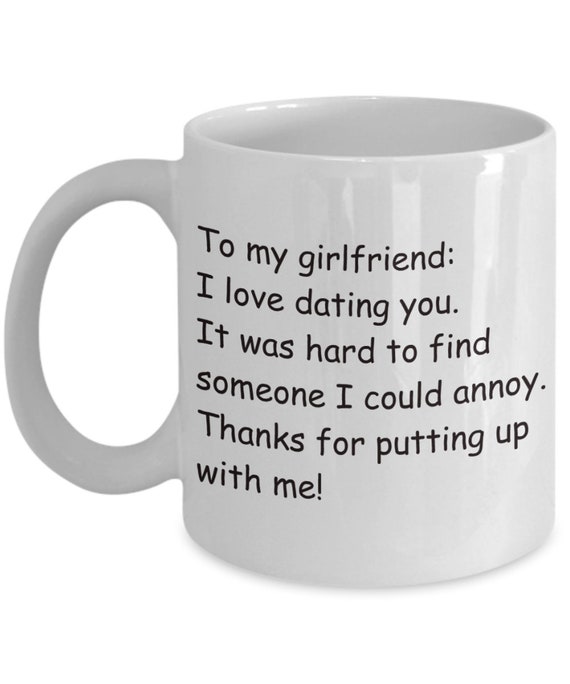 to my girlfriend mug