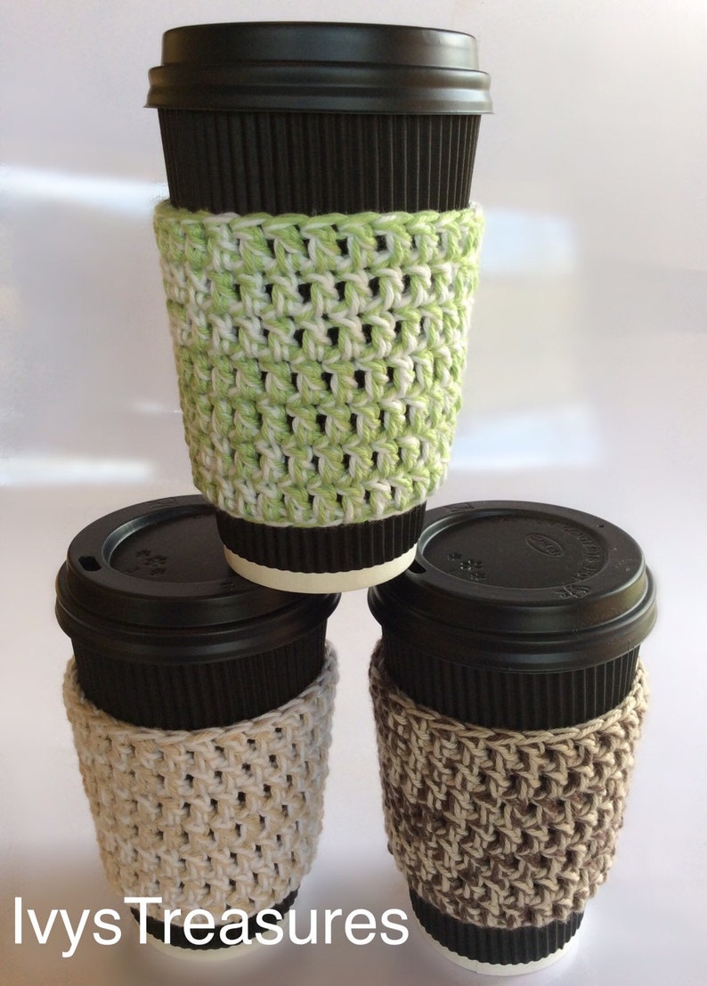 Crochet Pattern , Mug Cosy, Coffee Mug Cozy, Pattern PDF image 2