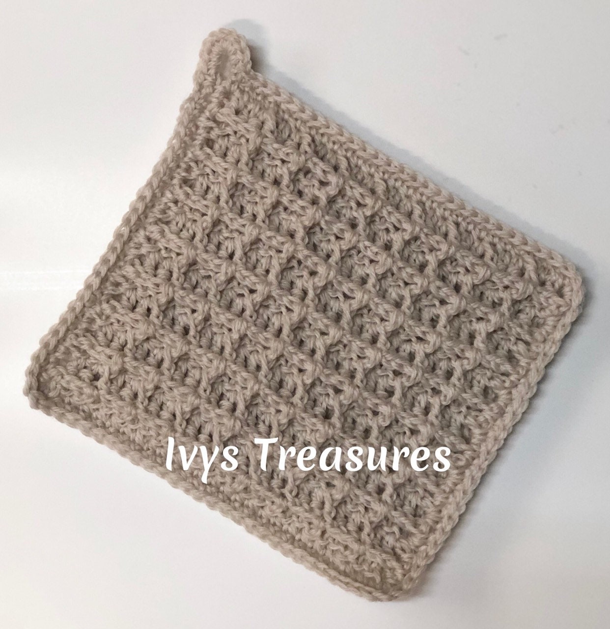Crochet Potholder Pattern PDF Instant Download file. Etsy