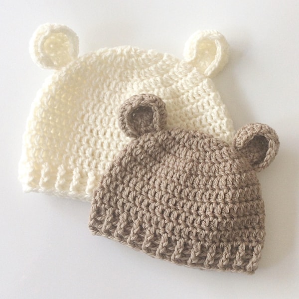 Crochet Baby Hat Pattern - Etsy