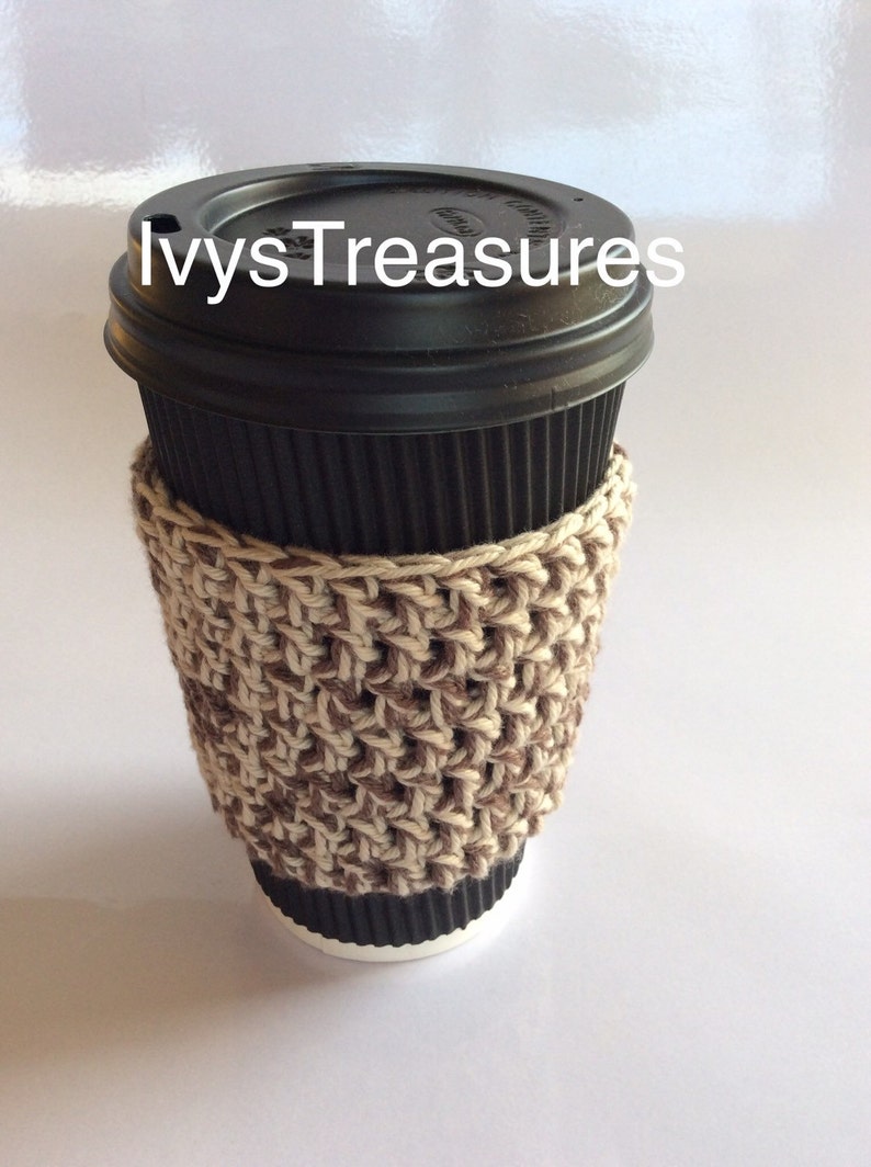 Crochet Pattern , Mug Cosy, Coffee Mug Cozy, Pattern PDF image 1