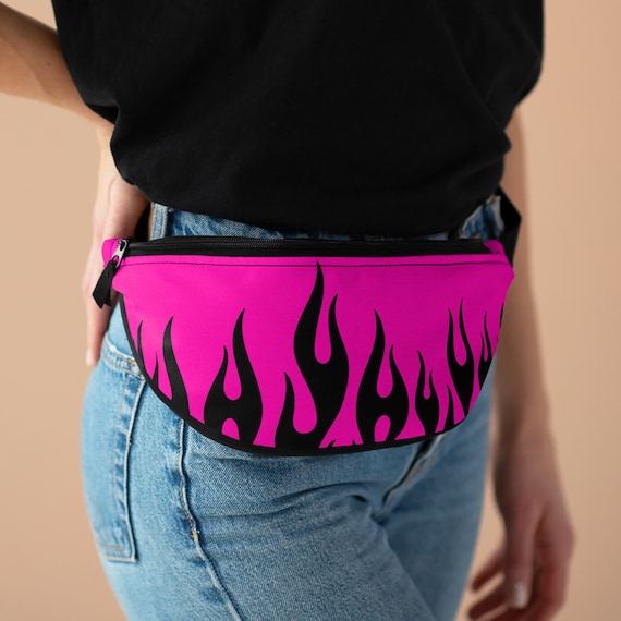 Flame Fanny Pack Belt Bag Etsy