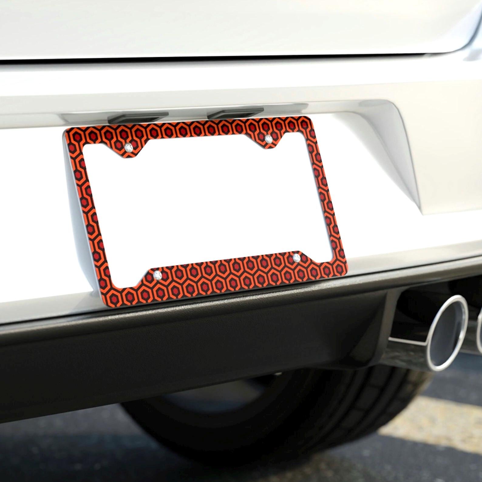 Overlook Carpet Metal License Plate Frame
