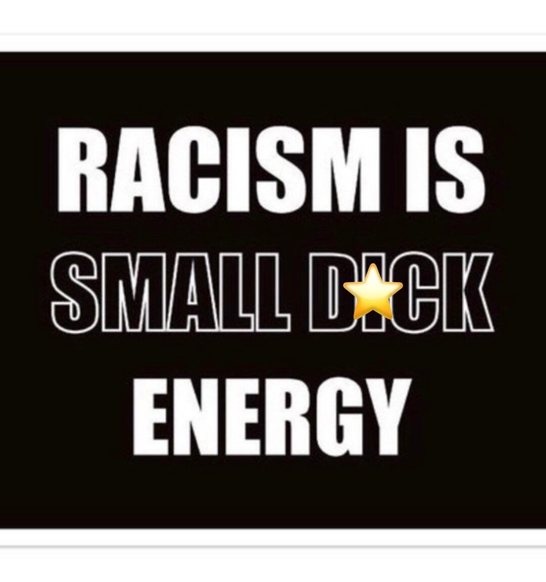 Anti Racism Sticker, Vinyl Sticker - Etsy