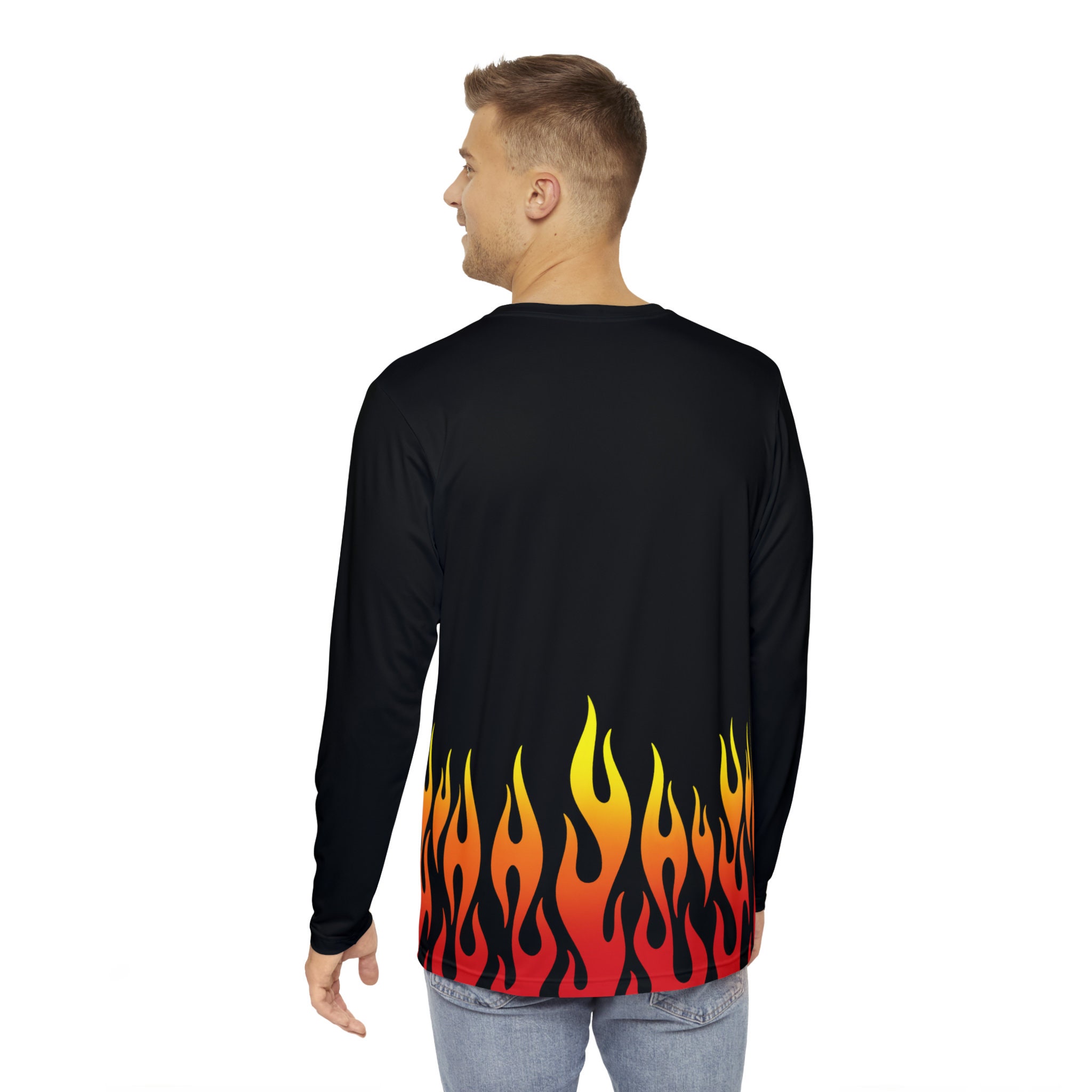 Flames Long Sleeve Shirt - Etsy