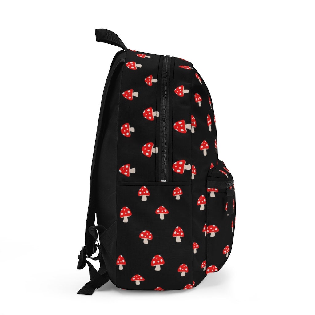 【VANWALK】Mushroom small mushroom original backpack Mushroom Backpack, Full Size W/ Water Bottle Pocket - Etsy