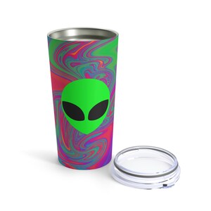 Psychedelic Alien Tumbler
