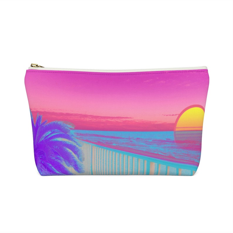 Vaporware Beach with Sago Palm Bag