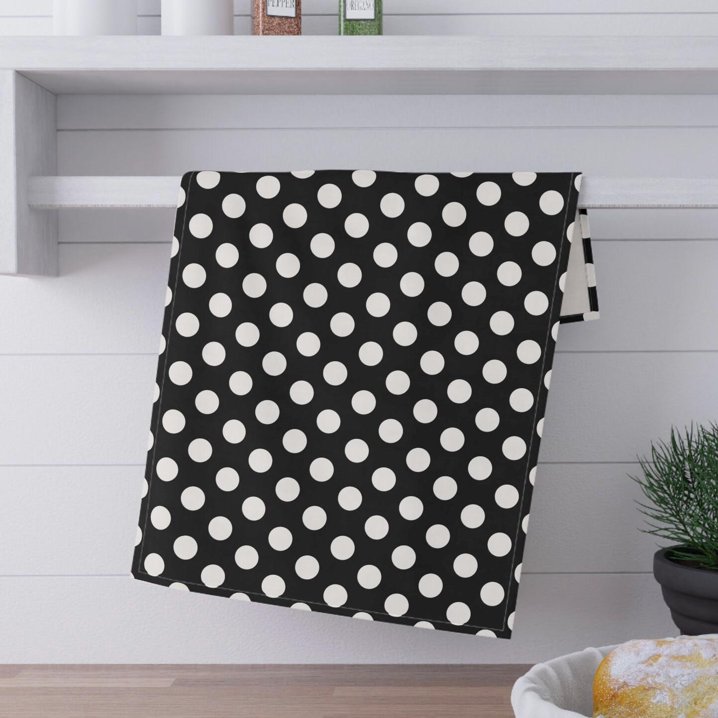 Big Polka Dots Hand Towel Cotton or Polyester Hand Towel Personalizable Towel Etsy