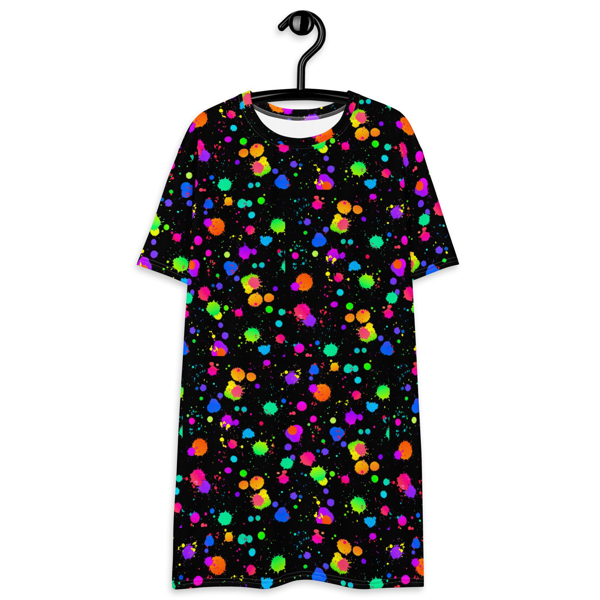open lace back dress SPARKLING OVERSIZED TEE SHIRT DRESS  Lylystyle360