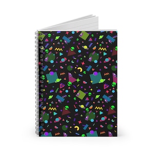 Spacey Lined Notebook (6x8 inches)