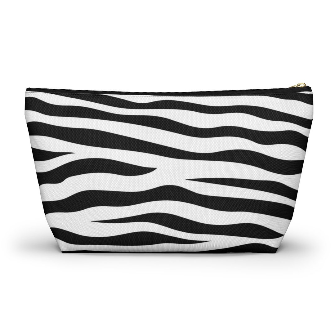 Zebra Print Pouch, Cosmetic Bag, Pencil Case - Etsy