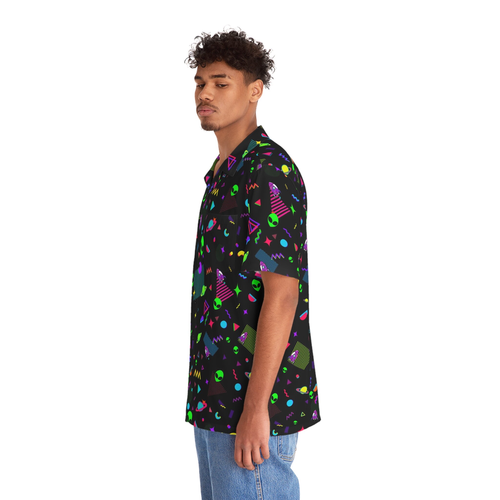 Spacey Button Down Shirt - Etsy