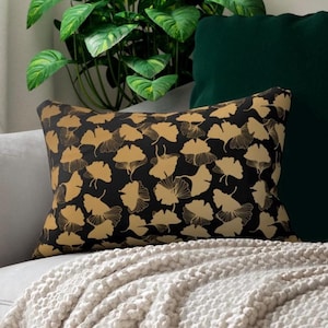 Ginkgo Leaf Pillow
