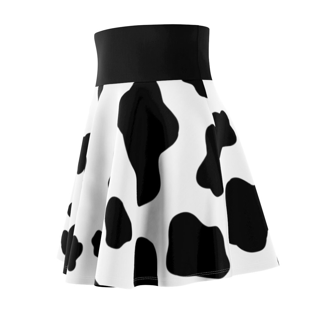 Cow top skater skirt