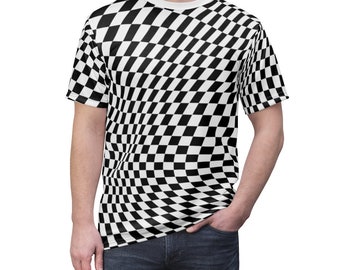 Warped Checkerboard Tee