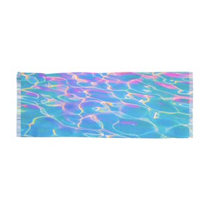 Aesthetic Pool Lightweight Scarf, Pashmina, Beach Coverup