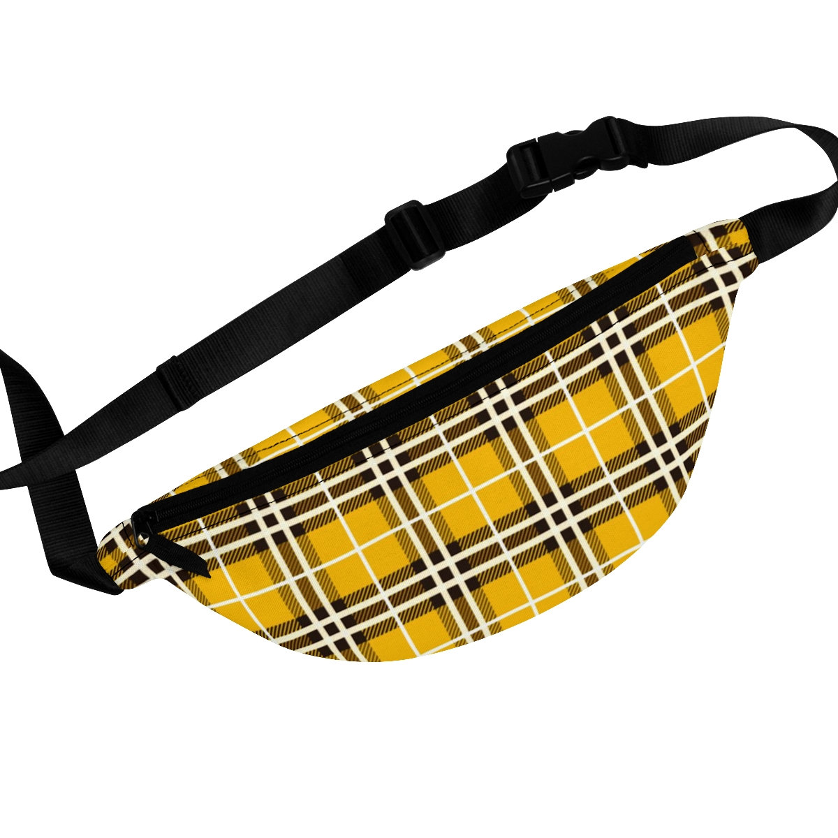 Yellow plaid fanny pack sale