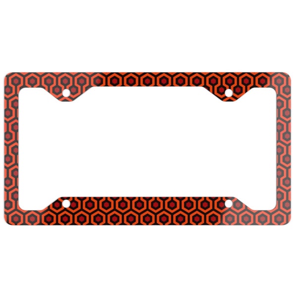 Overlook Carpet Metal License Plate Frame