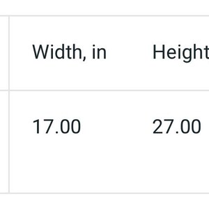 May include: Two front mats, measuring 17 inches wide, 27 inches high, and 0.25 inches thick.