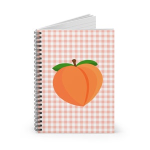 Peachy Lined Notebook (6x8 inches)