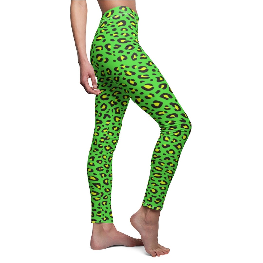 Neon Leopard Print Leggings -  Canada