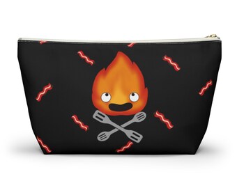 Fire Demon Bacon Pouch Bolsa cosmética para - Etsy España