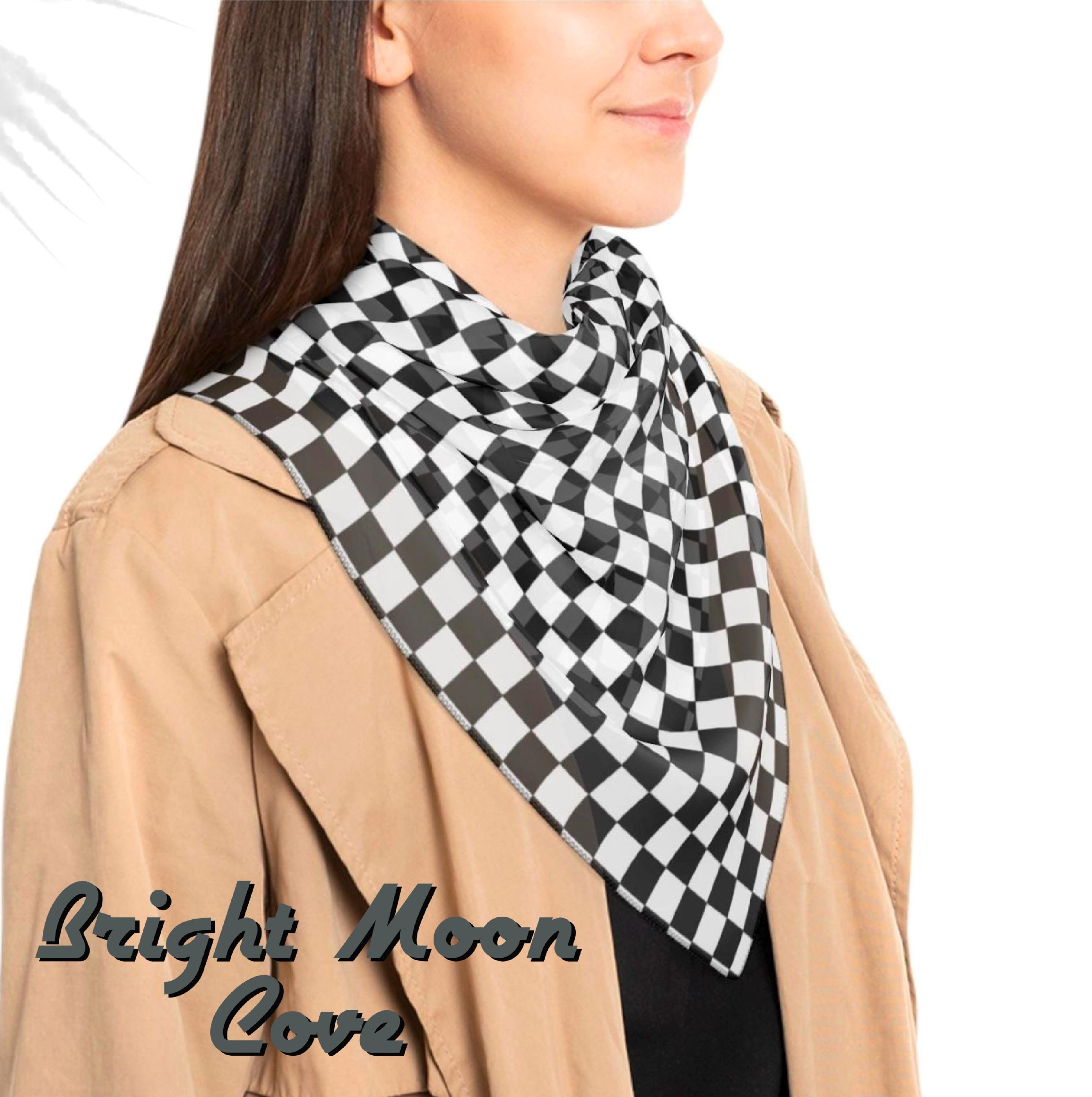Checkerboard Scarf (lightweight & Airy) - Etsy
