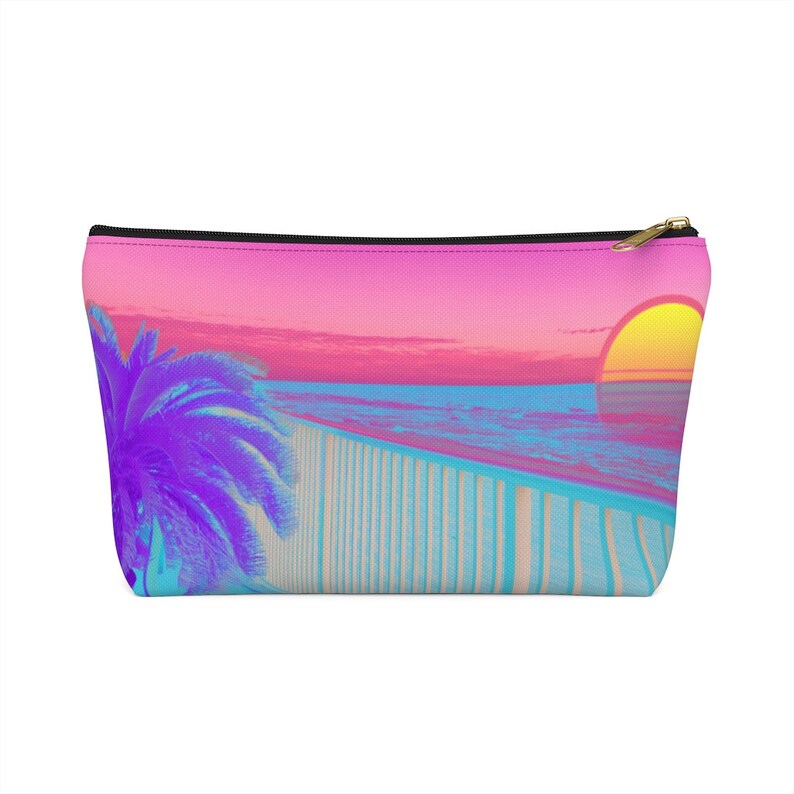 Vaporware Beach with Sago Palm Bag