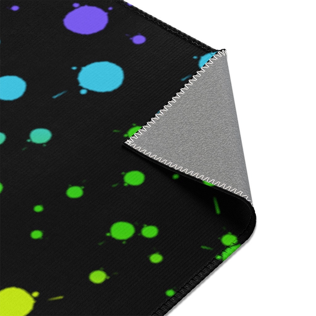 Paint Splatter Rugs Etsy