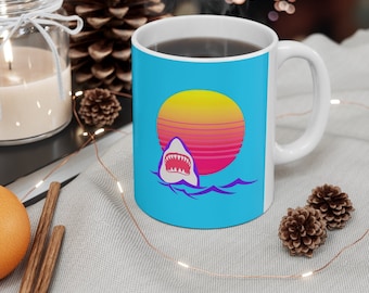 Shark Beach Mug