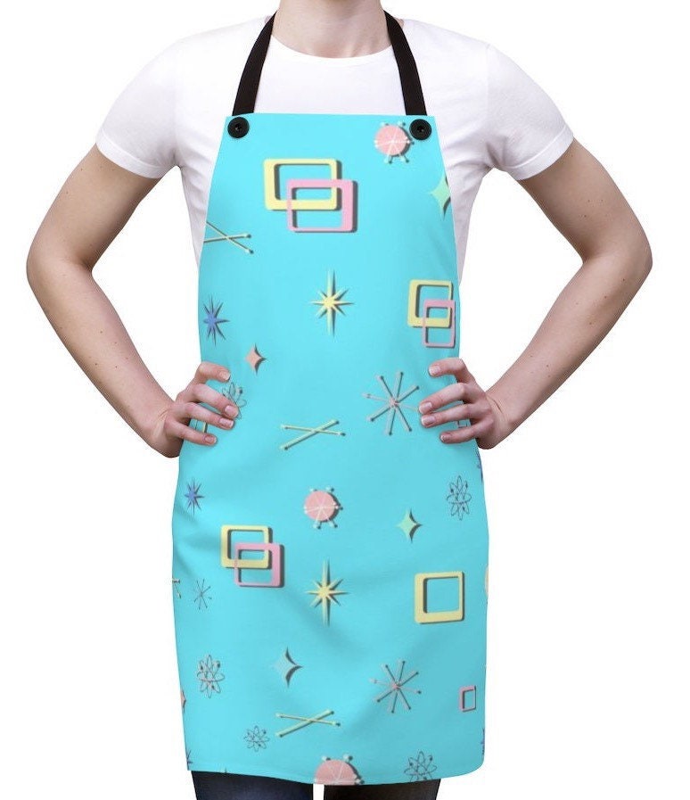Atomic Apron: Mid-Century Modern Chef Apron