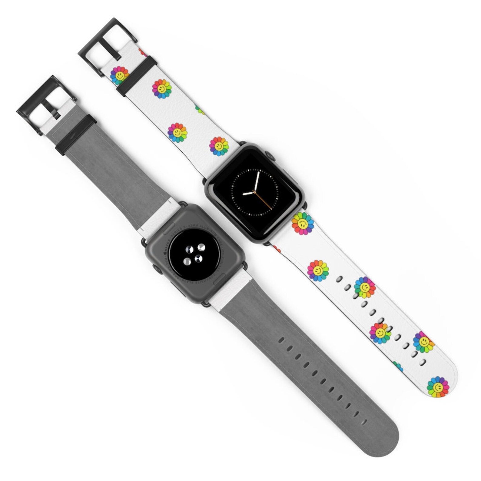 Smiley Faces Flowers Apple Watch Band | Etsy