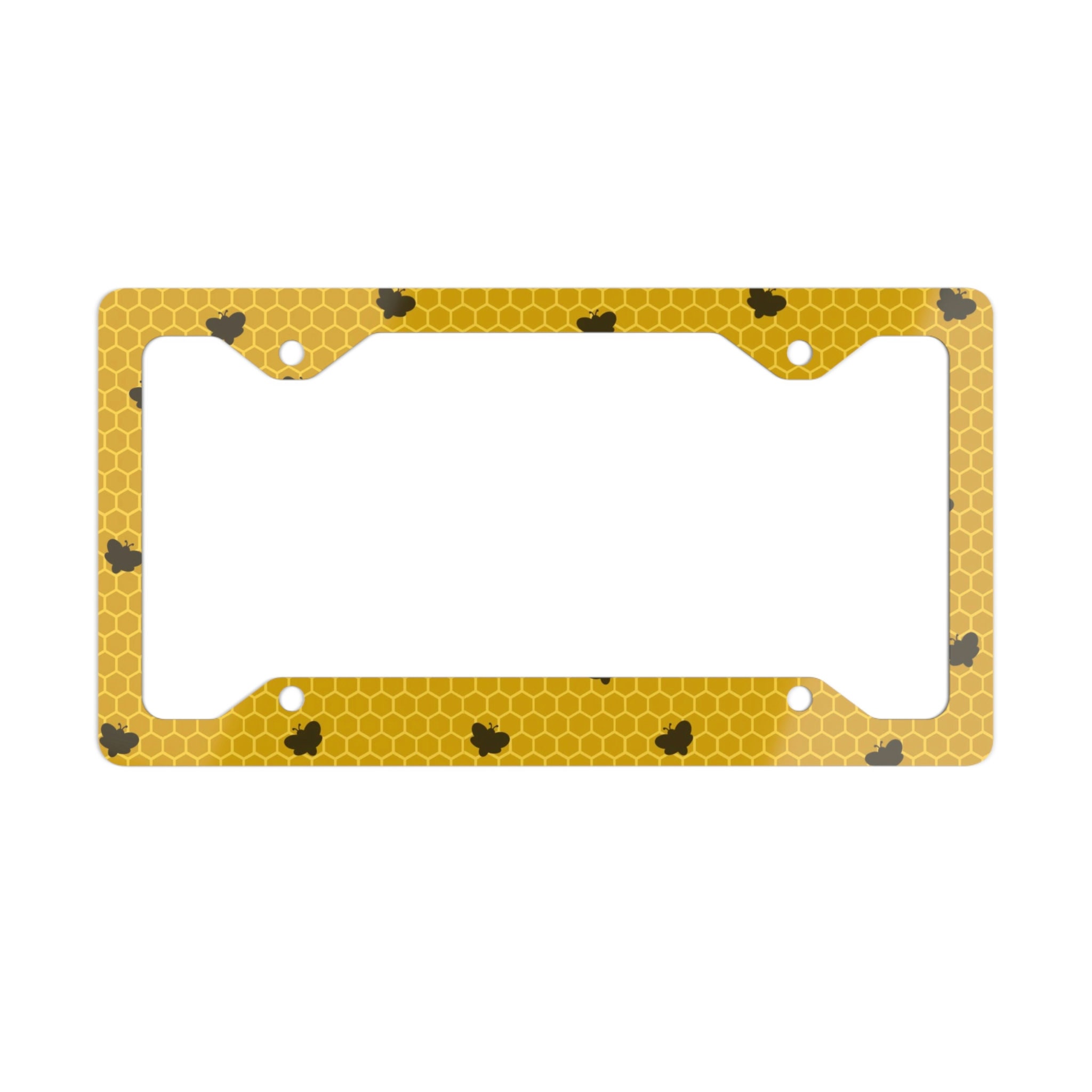 Honey Bee Metal License Plate Frame Etsy Australia