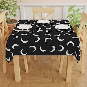 Many Moons Square Tablecloth