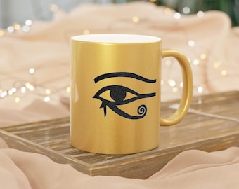 Eye of Horus Metallic Mug (Silver / Gold)