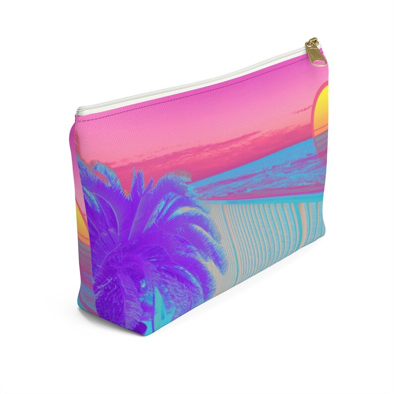 Vaporware Beach with Sago Palm Bag